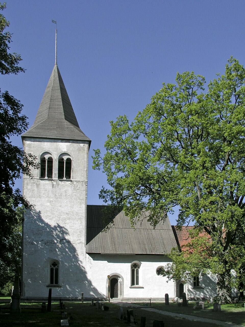 Buttle kyrka/church, Diocese of Visby, Gotland, Sweden. View.
