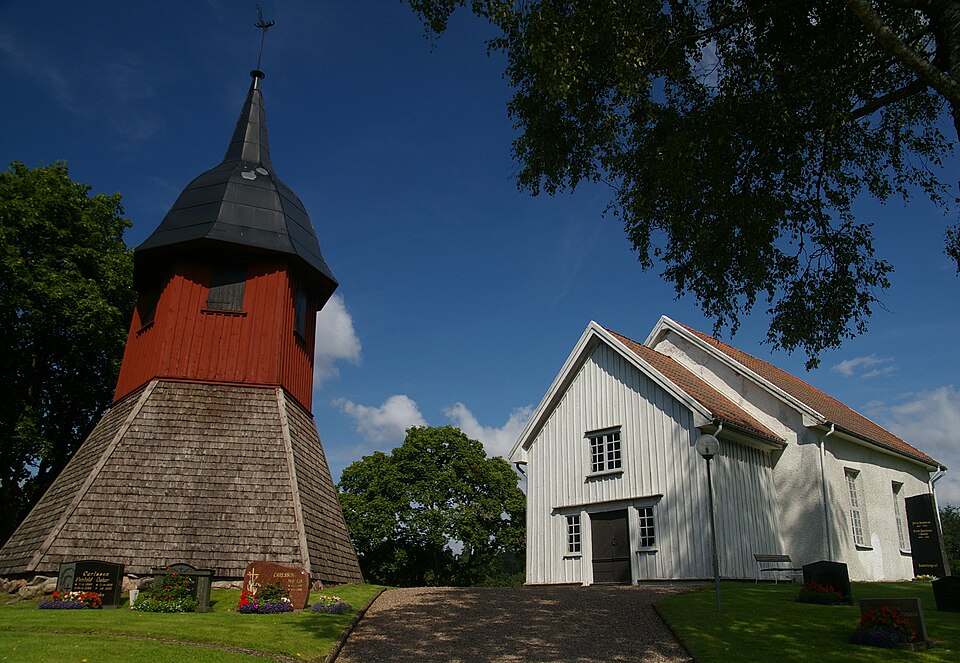Solberga kyrka (Swedish:Church of Solberga) in Västergötland, Sweden.