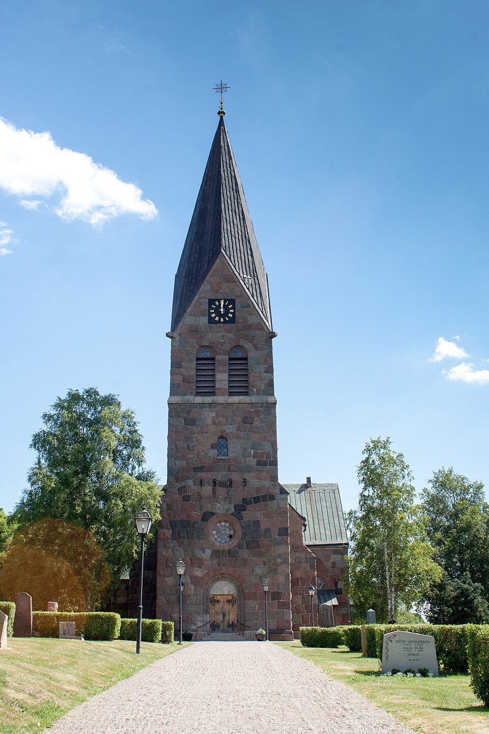 Church in Lommaryd, Aneby Kommun, Sweden.