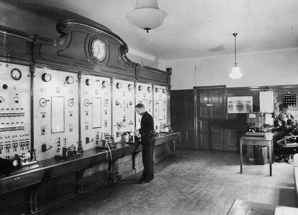 Johannes brandstation, brandtelegraf