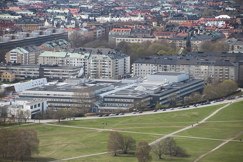 TV-huset sett från Kaknästornet