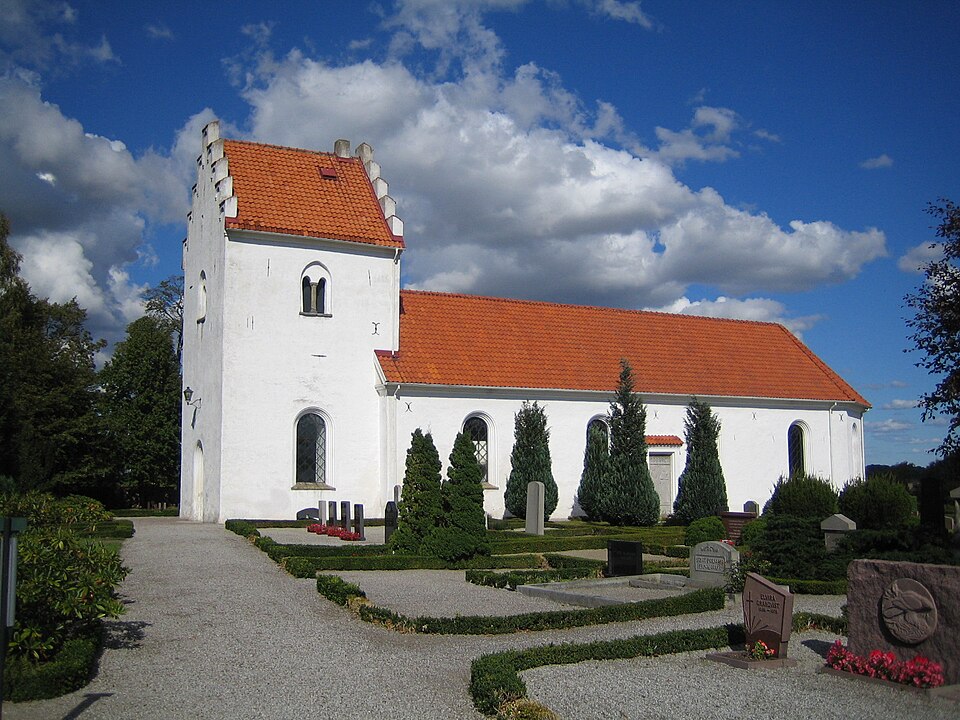 Picture of Borgeby church, Lomma, Sweden.