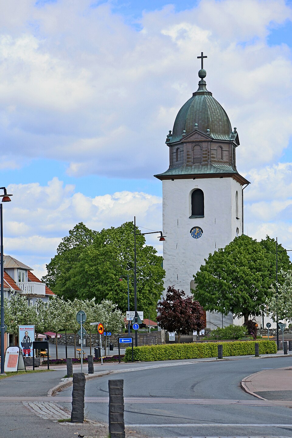 Lönsboda, a suburb of the municipality of Osby in the southern Swedish province of Skåne län. In the picture the Örkeneds kyrka.