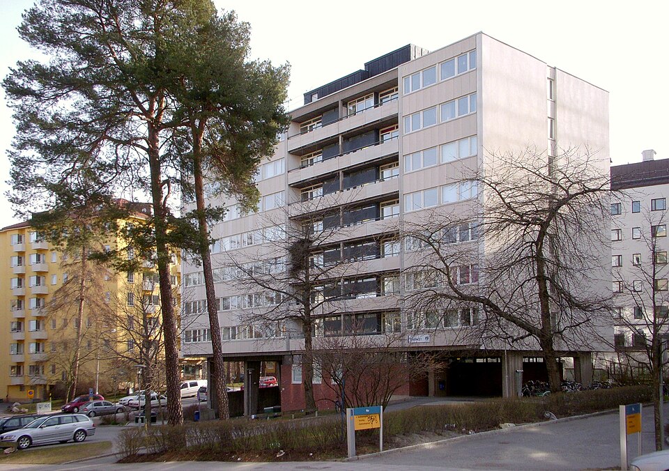 Studentbostäder "Fyrtalet", Värtavägen 66, arkitekt Léonie Geisendorf