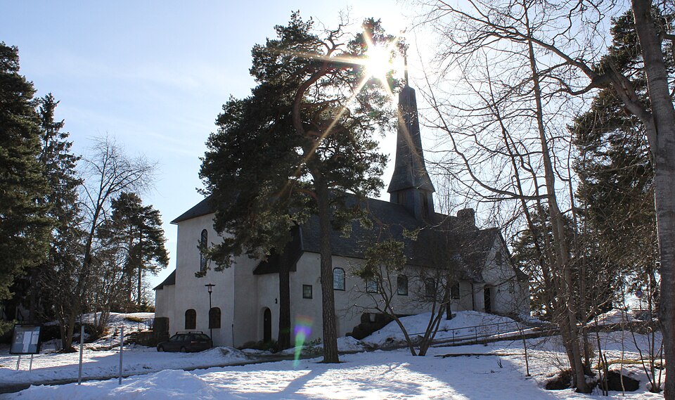 Enskede kyrka, south of Stockholm.