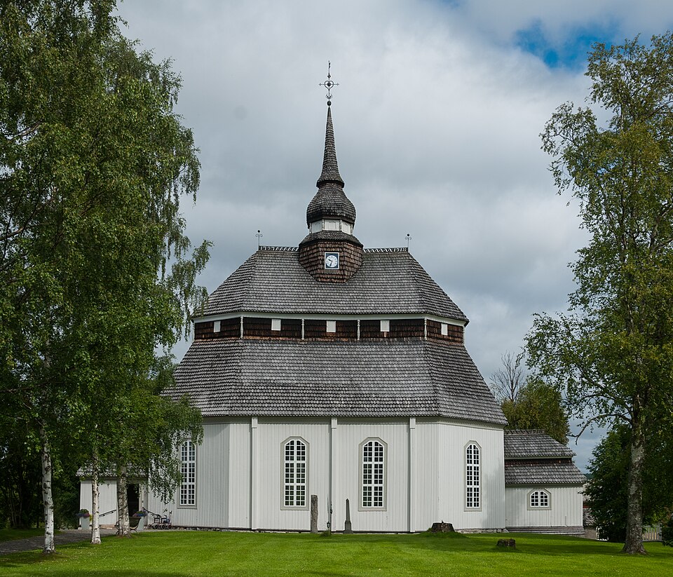 Vemdalens kyrka (church), Vemdalen, Härjedalen Municipality, Jämtland County. Church of Sweden, Diocese of Härnösand.