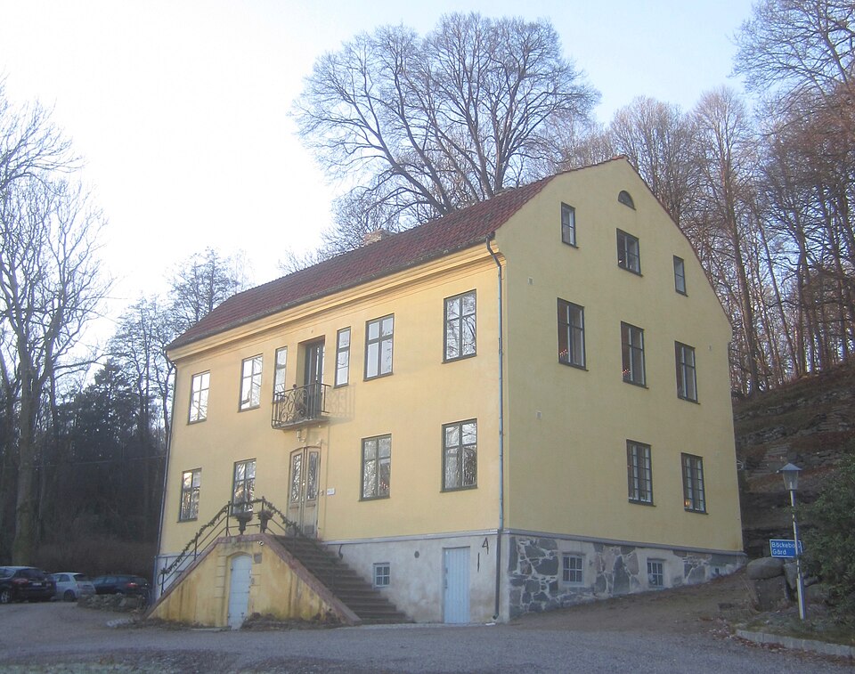 Huvudbyggnaden vid Bäckebols gård, Backa i Göteborg