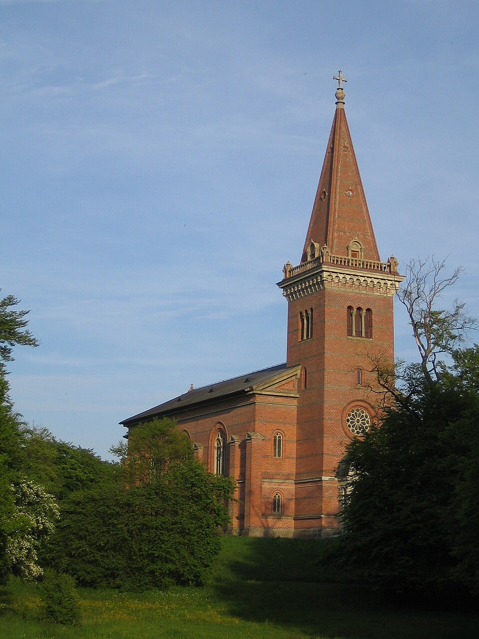 The church of Marsvinsholm, Skåne, Sweden