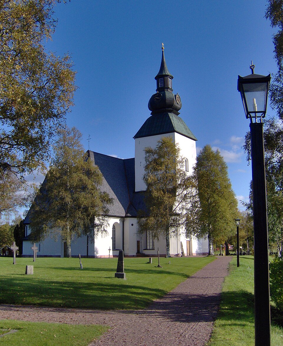 The church of Malung, Sweden.
