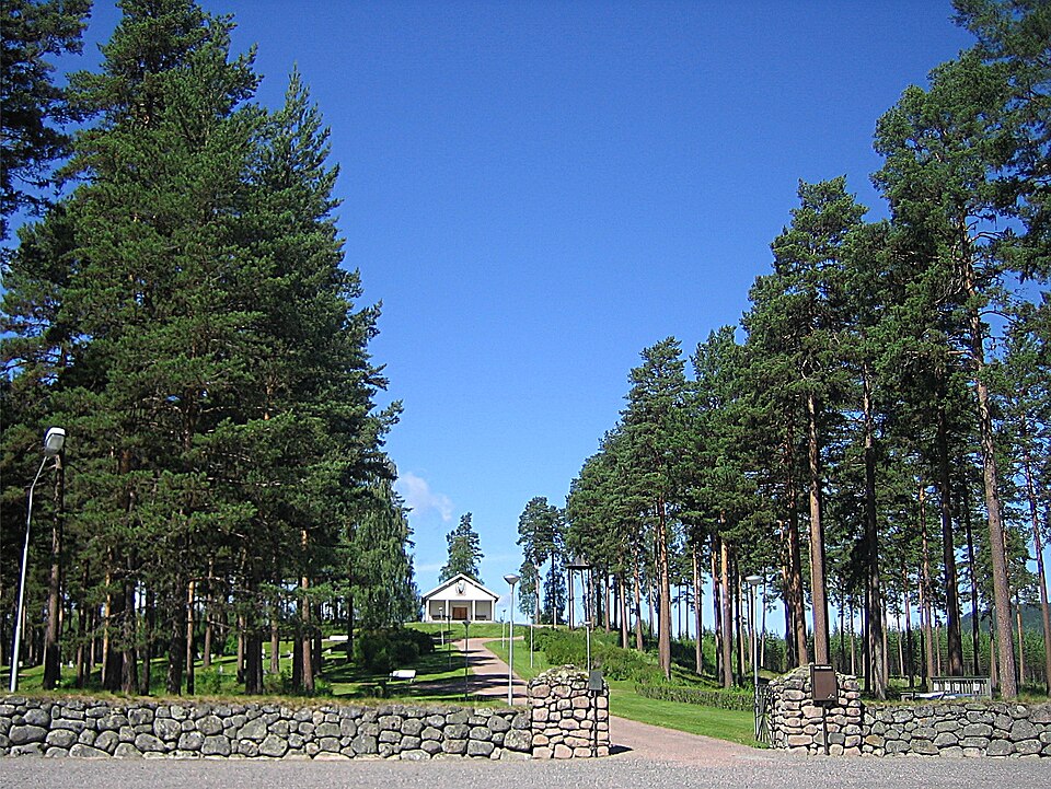 Fors skogskapell, Bispgården, Ragunda kommun, Jämtland. Fors Forest Chapel, Bispgården, Ragunda municipality, Jämtland.
