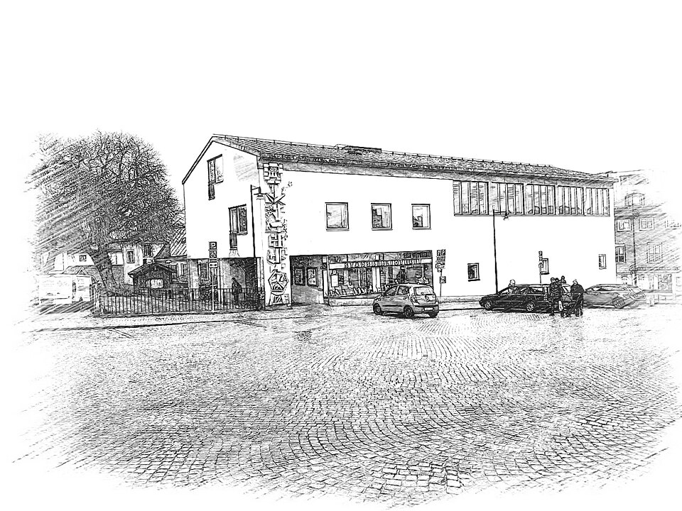 Karlskrona stadsbibliotek vid Stortorget