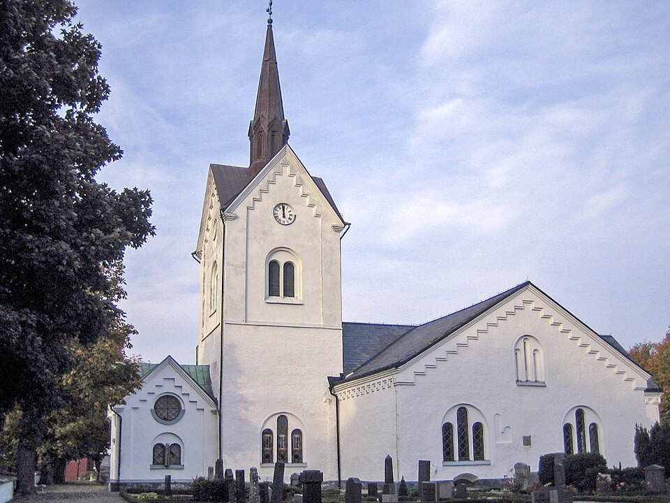 The church of Östra Vemmenhög, Skåne, Sweden.
