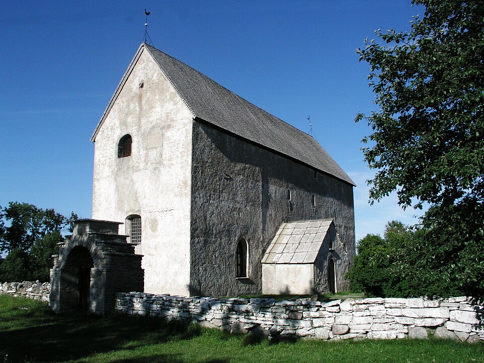 The old Källa church. Alternative taking.