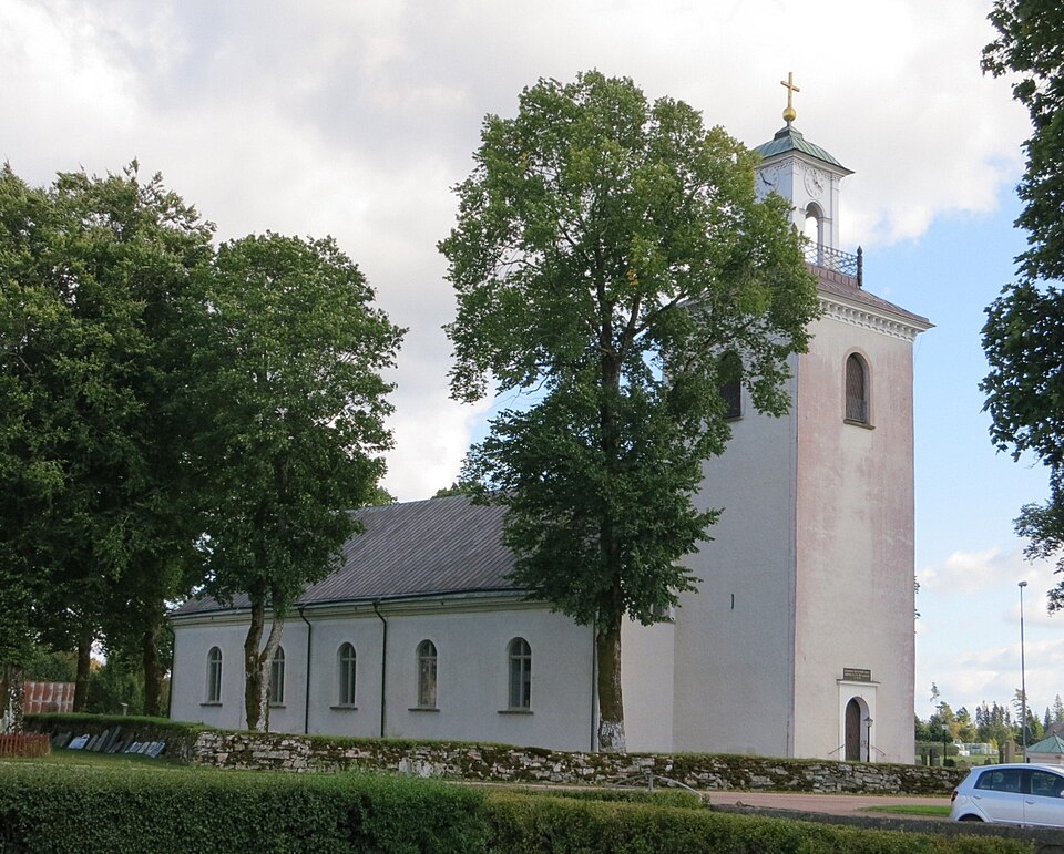 Långaryds kyrka i Hylte kommun i Halland