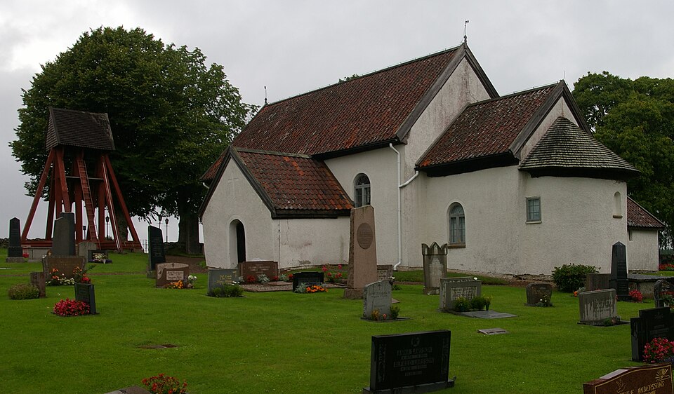 Göteve kyrka (Swedish:Church of Göteve) in Västergötland, Sweden.