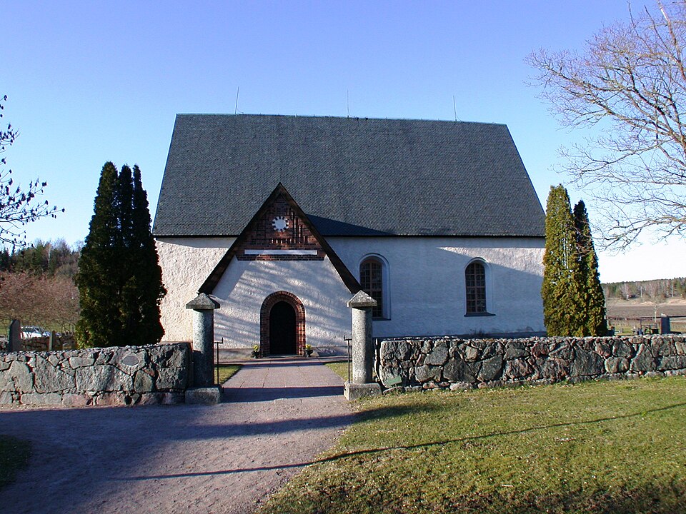 Ekeby church, Östhammar, Diocese of Uppsala, Sweden This is a photo of an ecclesiastical monument in Sweden, number 21320000039532 (sub-number: 21400000444526) in the RAÄ buildings database.