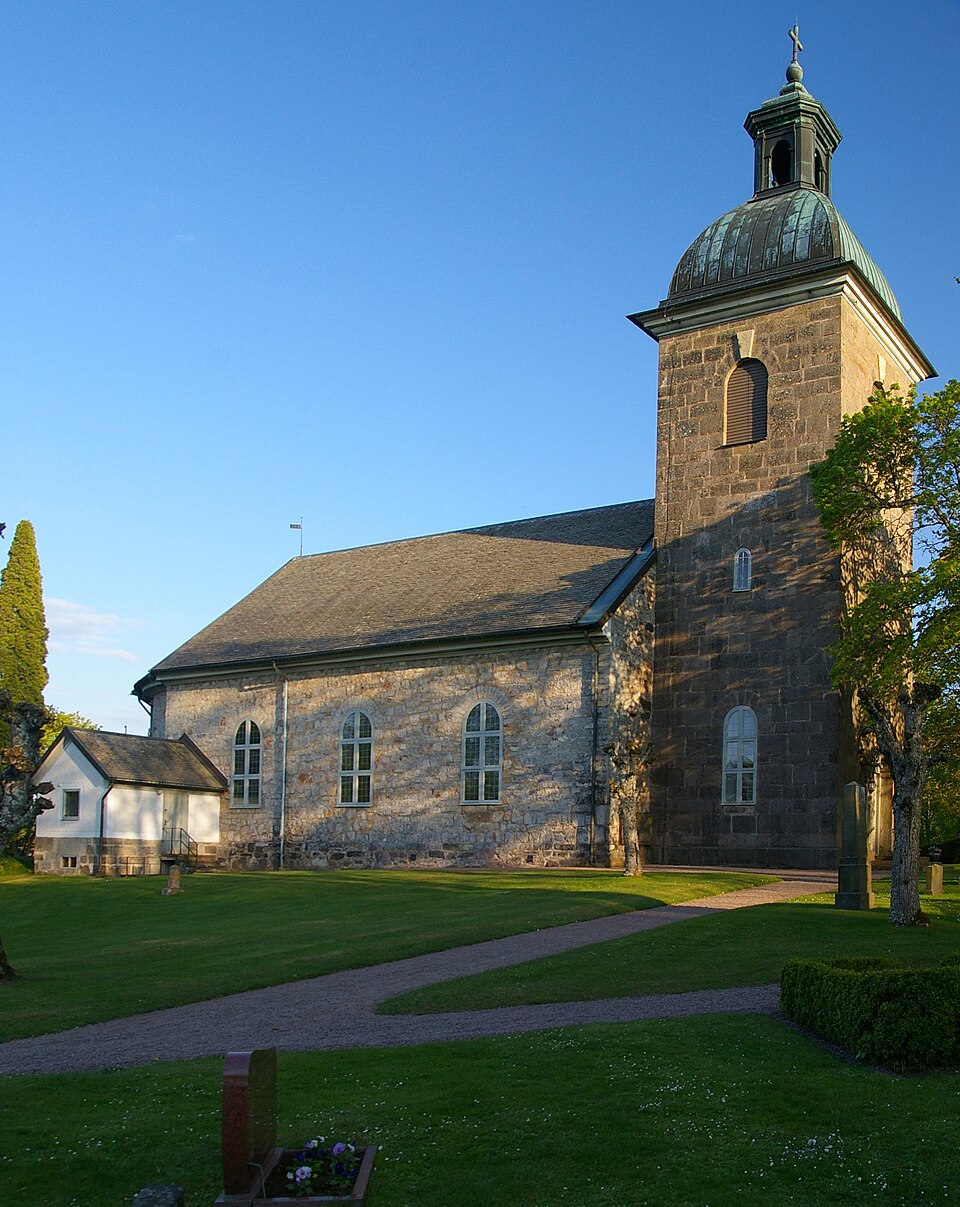 Bjärklunda kyrka (swedish:Bjärklunda church) in Skåning hundred in Västergötland and Skara municipality in Västragötaland county, Sweden.