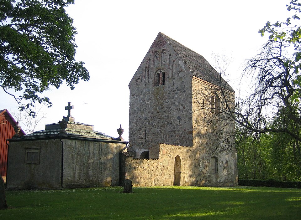 The church ruins of Balkåkra, Skåne, Sweden This is a picture of an archaeological site or a monument in Sweden, number 202fa07d-2ffa-4699-af83-8812666f81eb in the RAÄ Fornsök database.