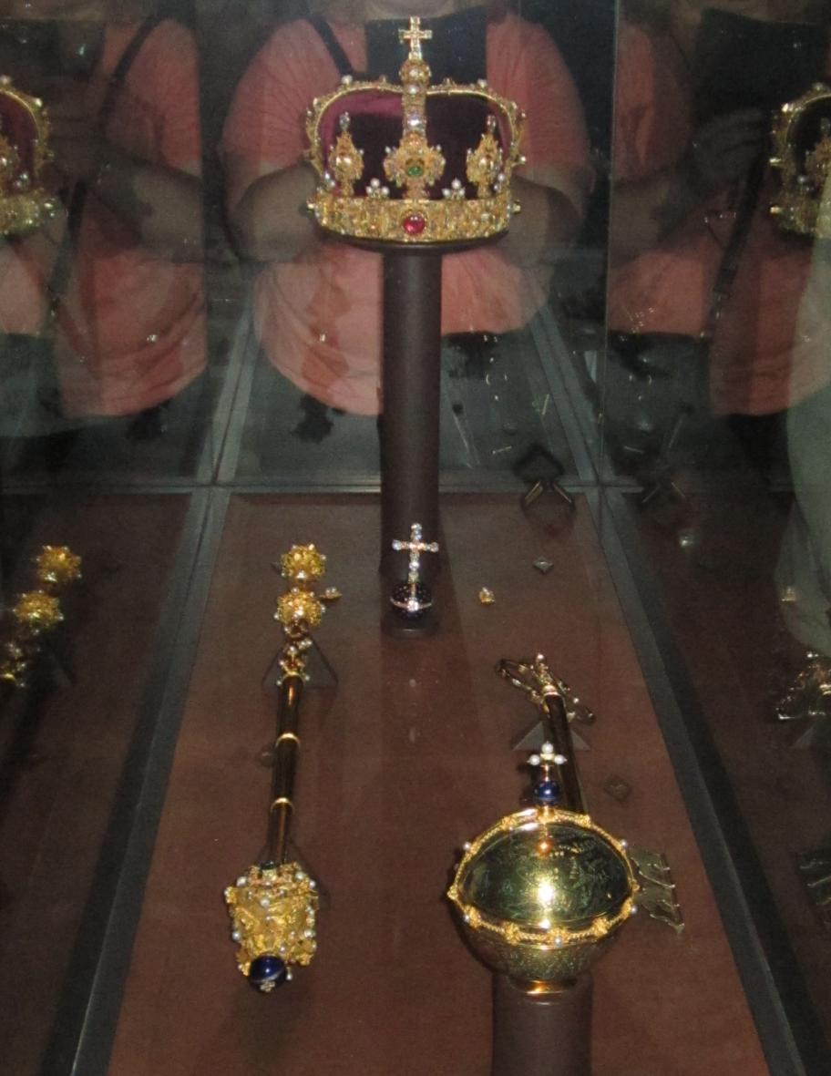 Crown, Sceptre and Orb of the King of Sweden (and other jewelry) as shown to public on National DayPlace: Royal Treasury, Stockholm Palace, Sweden
