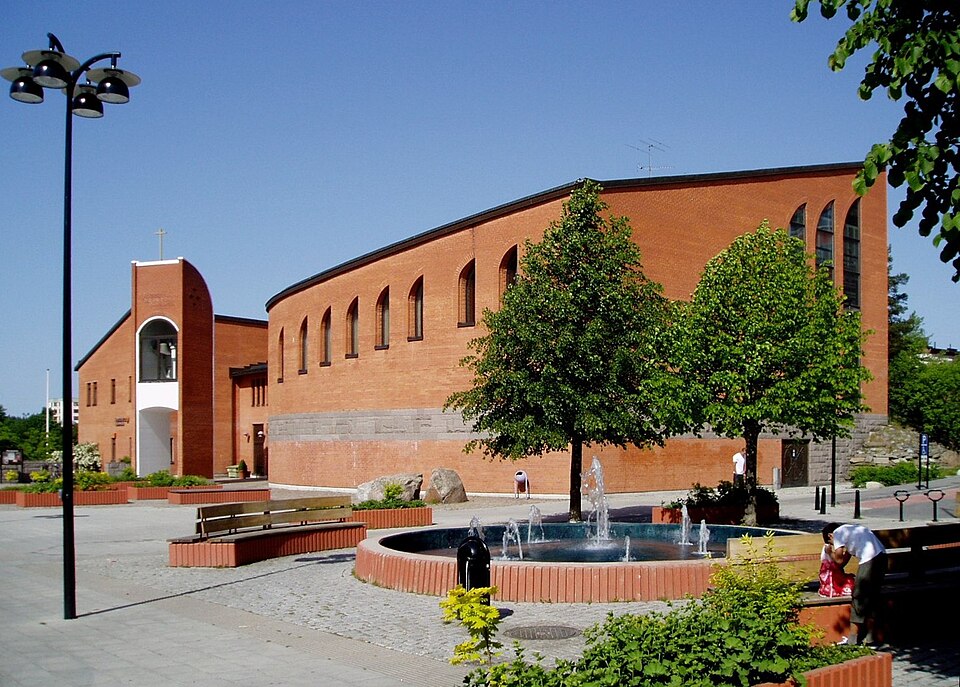 Church at Skogås, Huddinge Municipality, Sweden