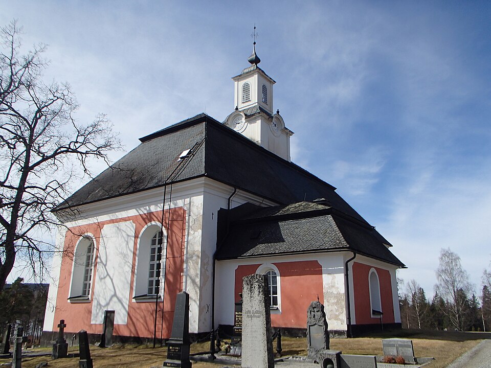 The church building of "Borgsjö kyrka" at Borgsjö in Ånge Municipality