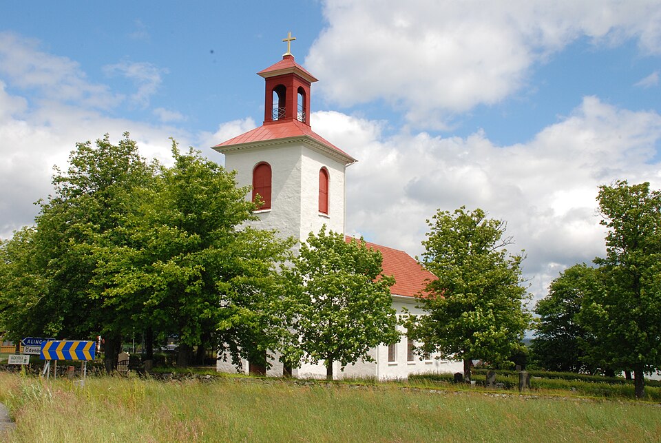 Ödenäs kyrka, parish church of Ödenäs, Alingsås Municipality, Sweden.