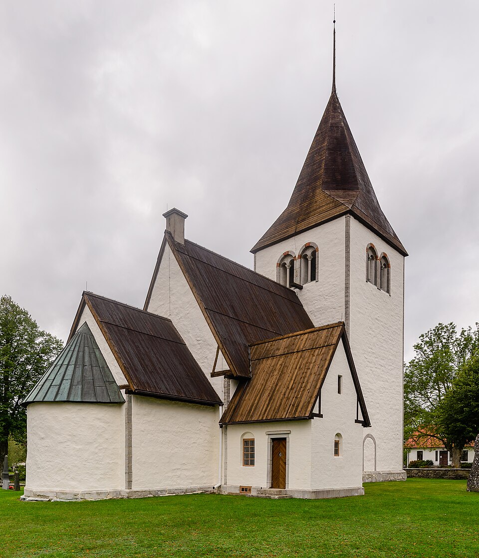 Akebäck Church (Swedish: Akebäcks kyrka) is a medieval church in Akebäck on the island of Gotland, Sweden. It's a largely Romanesque church and its main construction period was at the end of the 12th