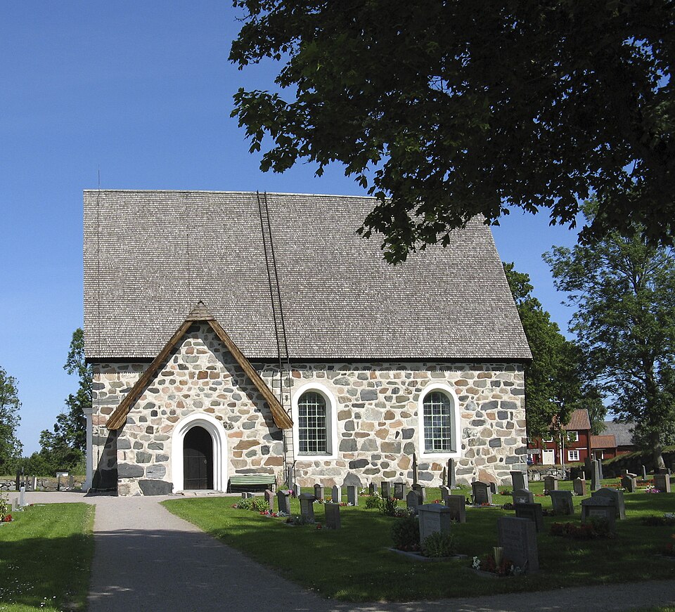Hökhuvud Church in Uppland, Sweden