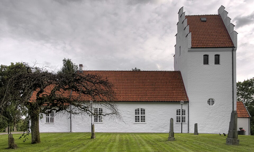 The church in Hörja, Scania.