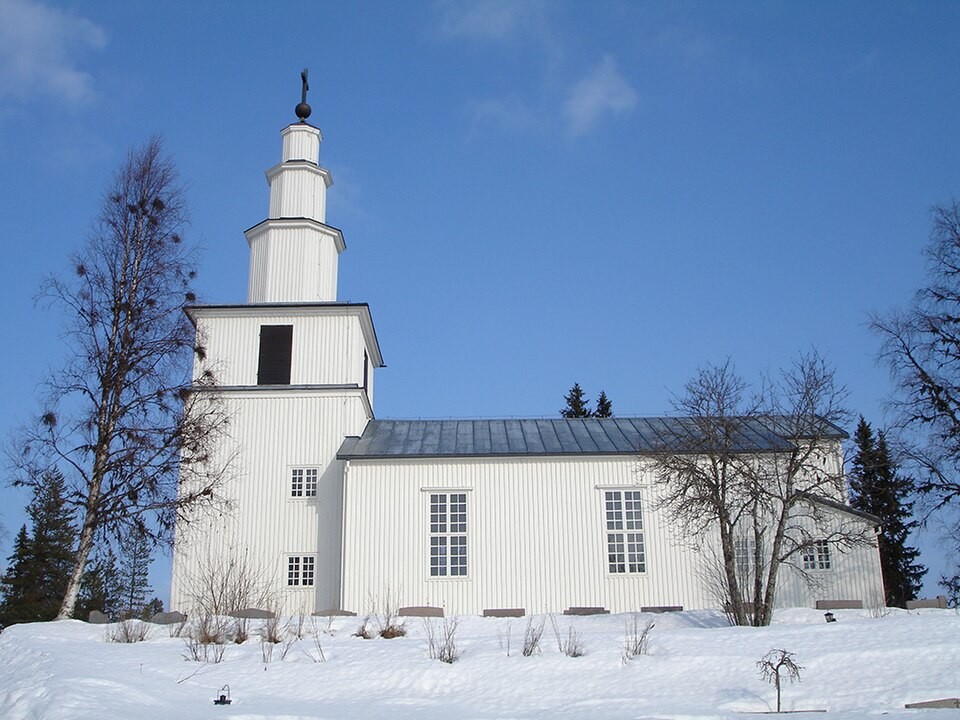 Latikberg church, Vilhelmina lutheran parish, Västerbotten county, Sweden.