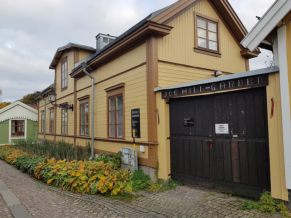 Joe Hill-gården i Gävle där Joe Hill föddes 1879. Idag finns där ett museum.