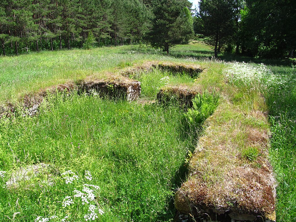Ruins of a small church in Ballstorp, Edsvära