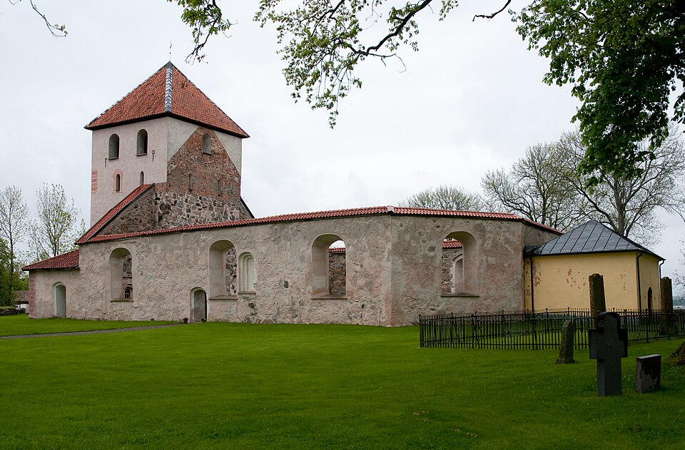Björkvik old church was burned in 1869