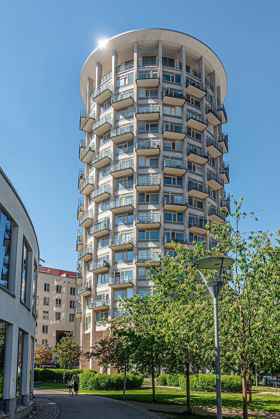 Svea Torn, (Svea tower) in May 2024.