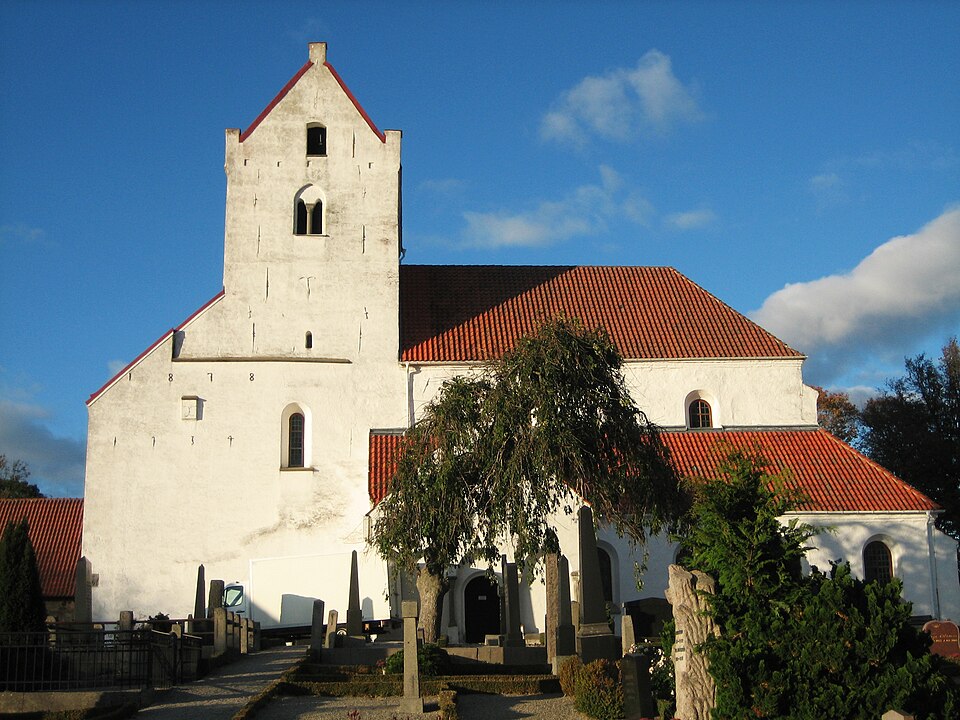 Dalby church (Dalby kyrka) in Skåne, Sweden. Photo by the uploader.