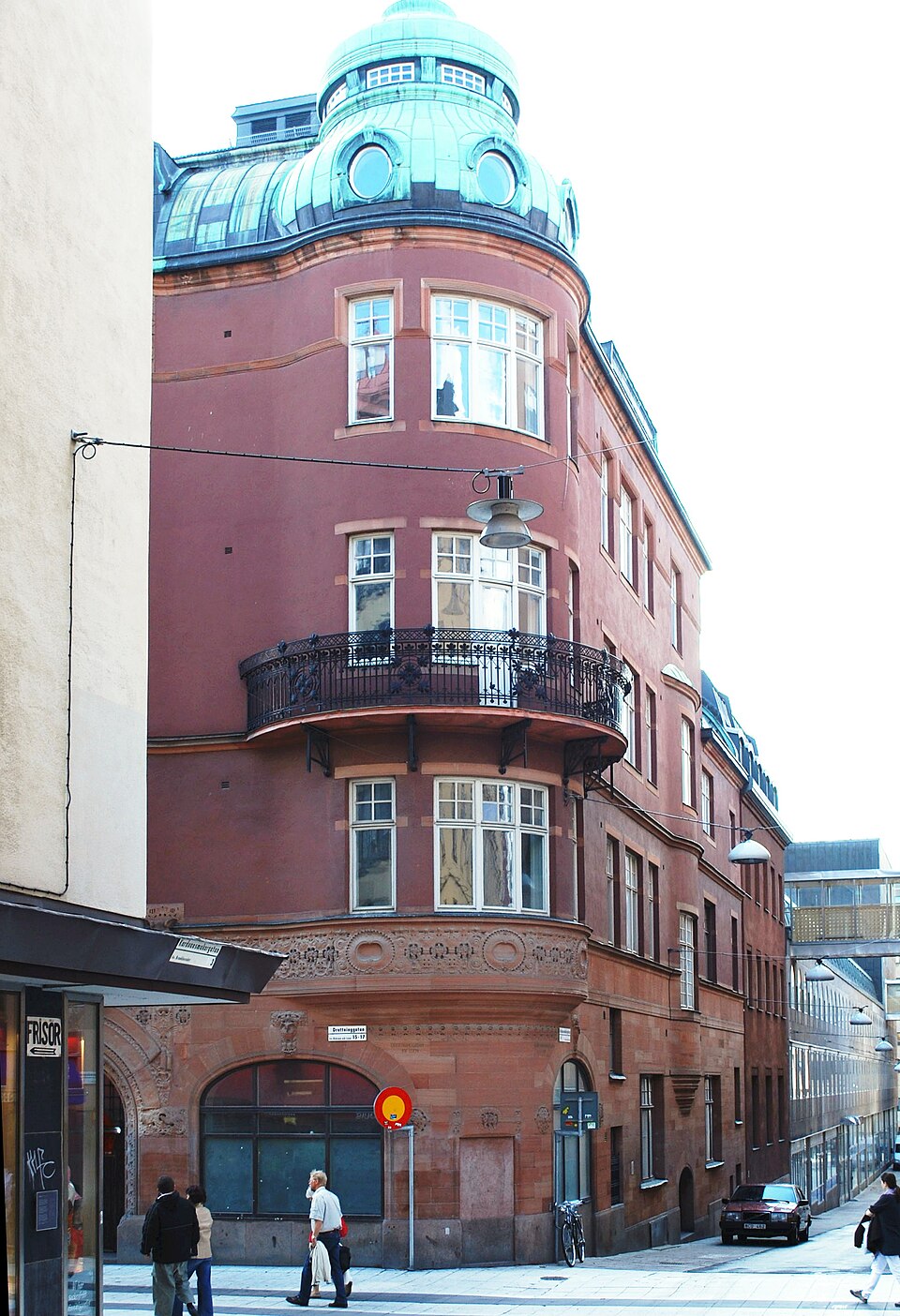 Sundsvalls Handelsbank, Drottninggatan 17. Dansmuseet var beläget i denna adress från 2013 fram till början av 2024.