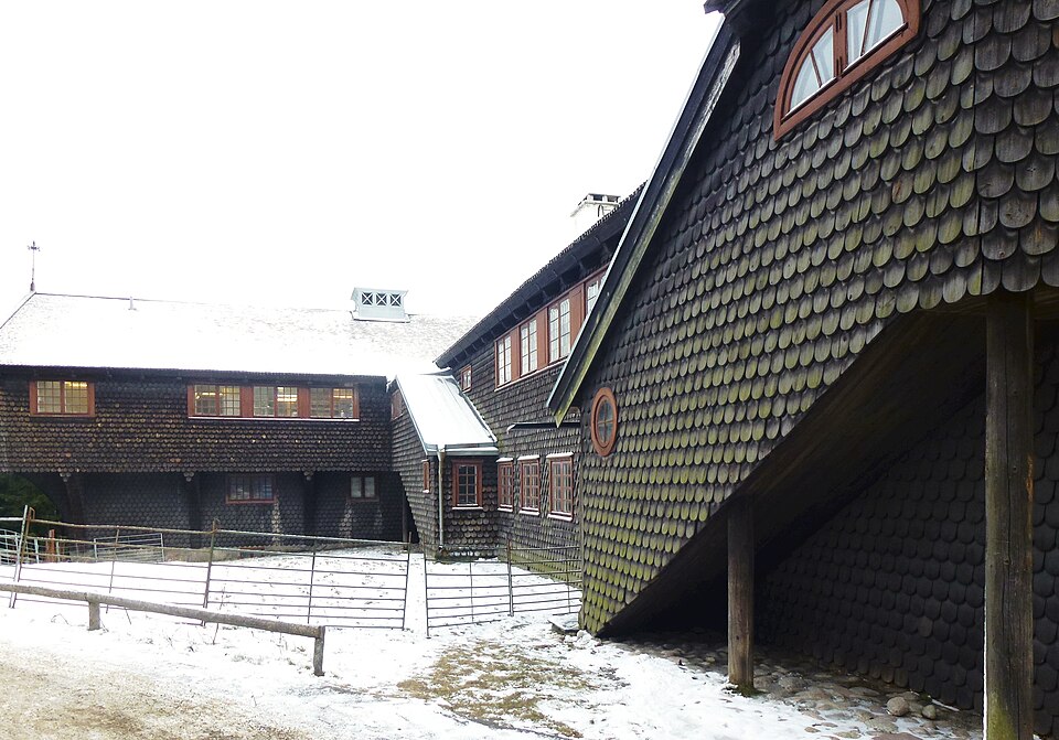 Högloftet och Nyloftet vid Bredablick på Skansen, arkitekt Karl Güettler