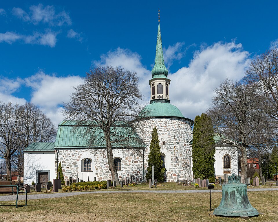 Bromma kyrka (church). The church Bromma kyrka is located at Gliavägen 100 in the Bromma district of Stockholm. It is one of the city's oldest buildings and is located west of Stockholm's inner city. 