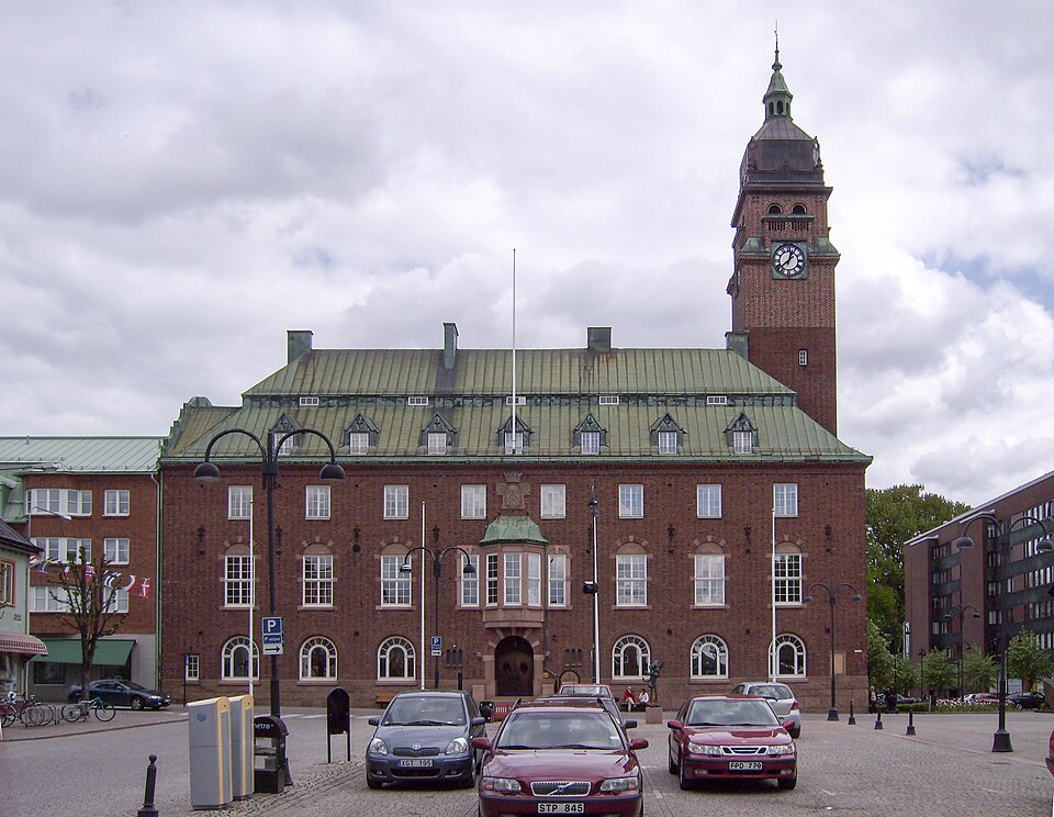 The town hall in the town Nässjö in Sweden.