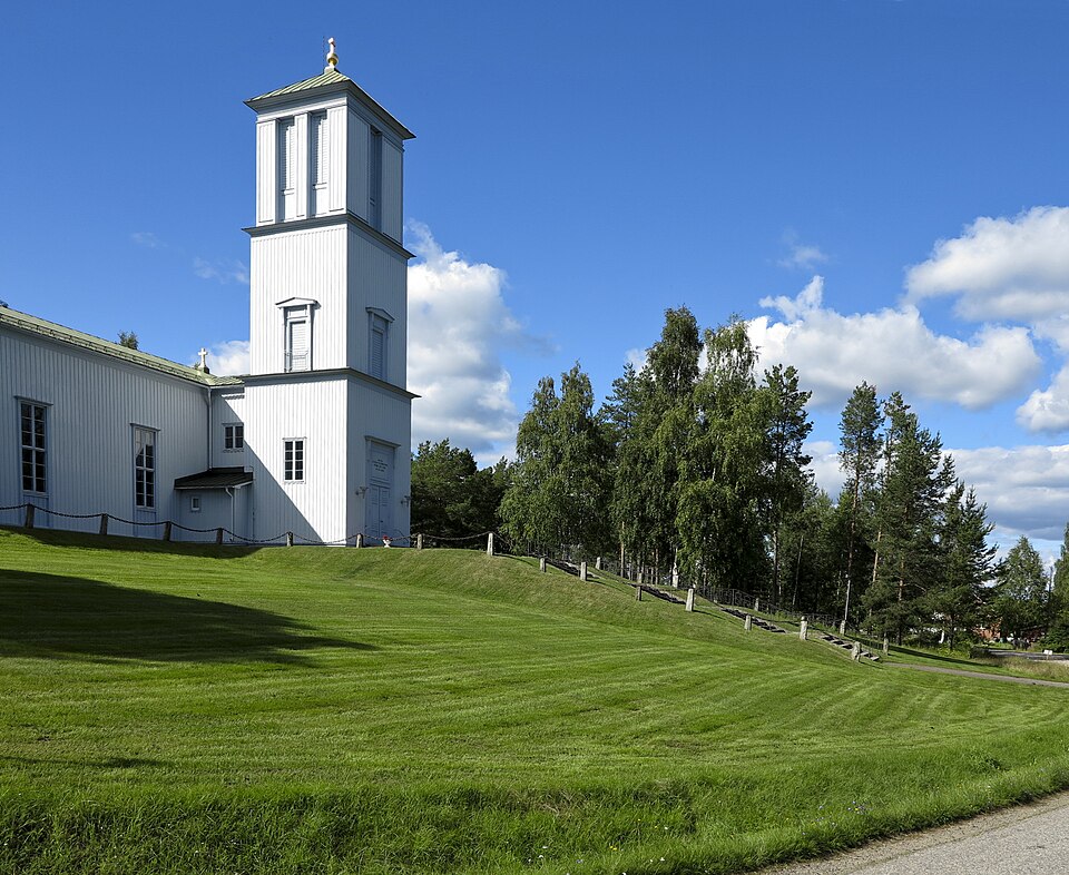 Morjärvs kyrka, Diocese of Luleå, Morjärv, Kalix kommun. Sweden