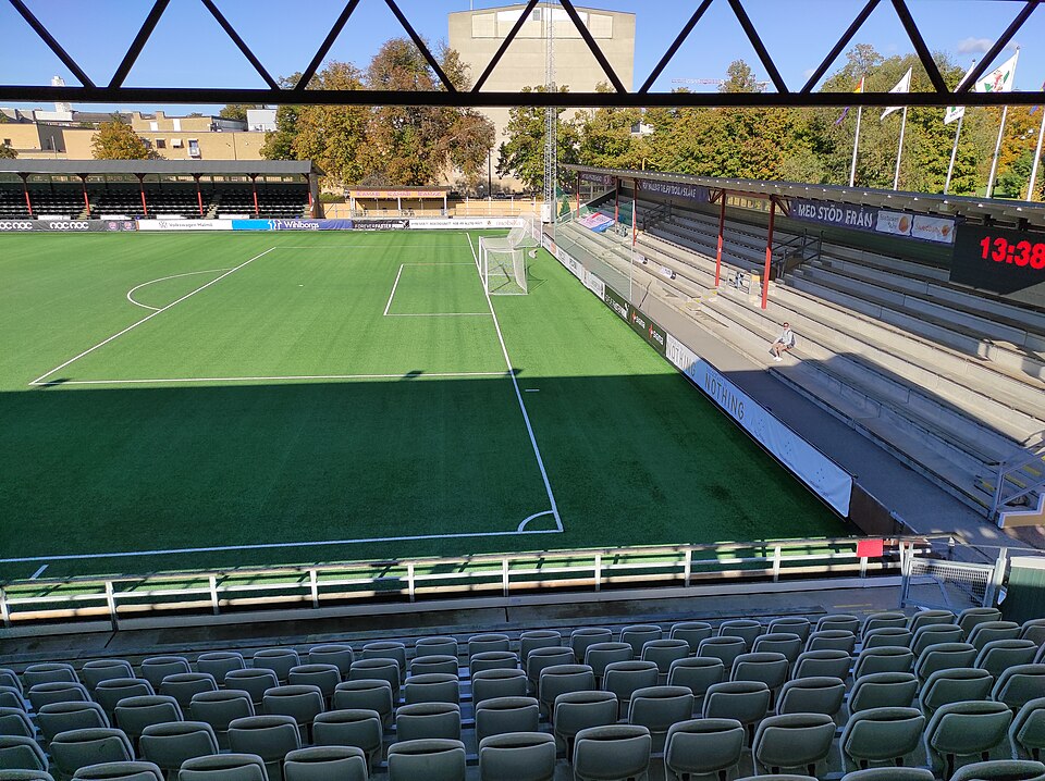 Malmö IP (Malmö Idrottsplats) in October 2020.