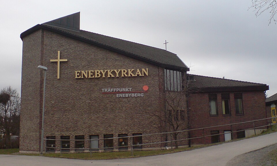 The church in Enebyberg, Danderyds, Sweden