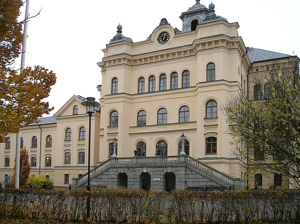 Konradsberg, from the beginning a mental hospital, now the main building of the lärarhögskolan, Marieberg, Stockholm municipality, Stockholm county, Sweden