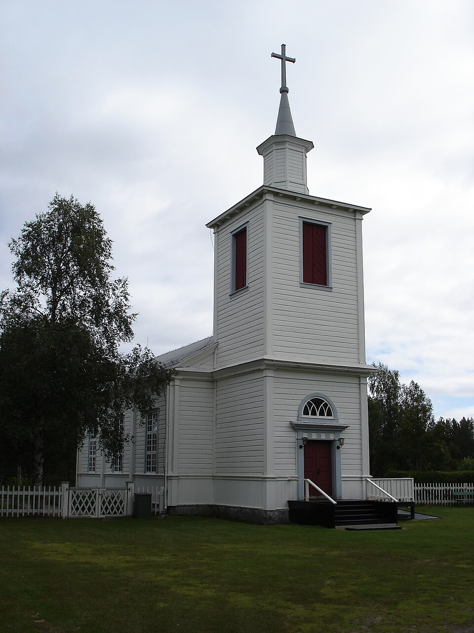Muodoslompolo Church in Pajala Municipality, Sweden