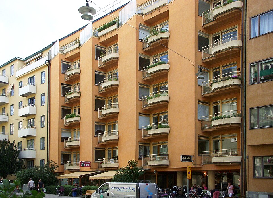 Sven Markelius kollektivhus, John Ericssonsgatan 6 på Kungsholmen