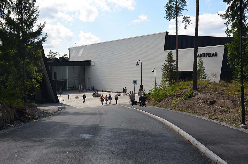 Entrance to Art Museum Artipelag, Gustavsberg, Sweden