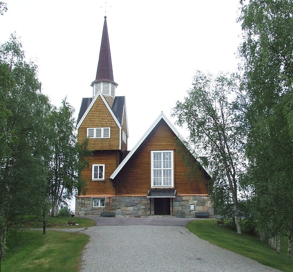 Church of Karesuando in Sweden.