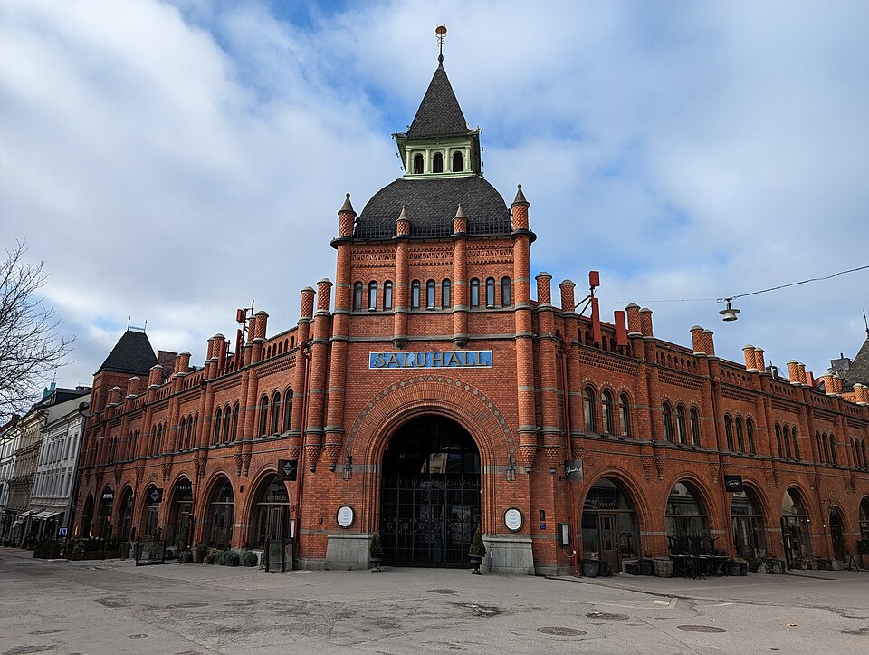 Östermalms saluhall den 26 februari 2023.