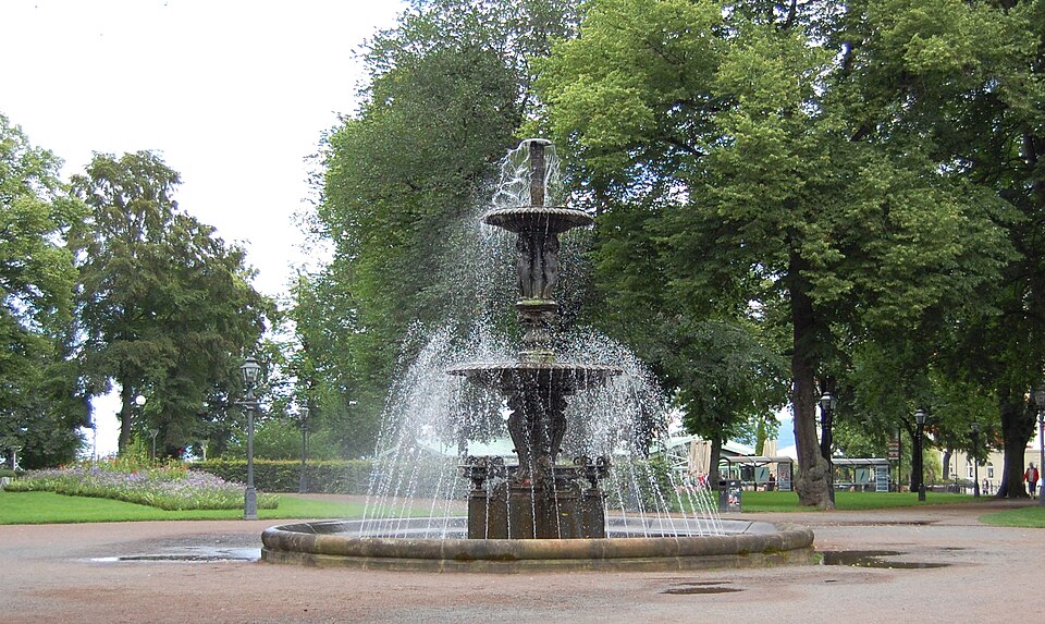 Brunnen im Radhusenparken in Jönköping