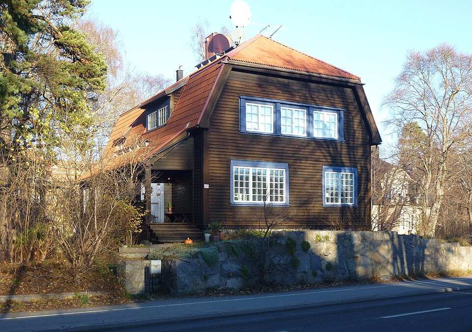 Villa Richard Bergh, Värmdövägen 215, arkitekt Albin Brag